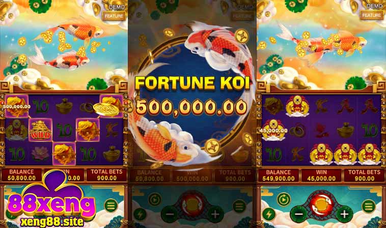 Ảnh trong game nổ hũ Fortune Koi (phiên bản Demo)